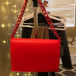 Brand new red purse